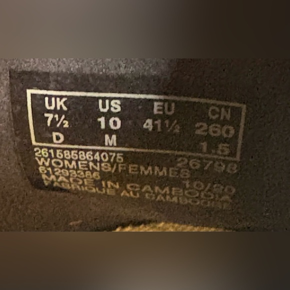 Women's Clarks Cloudsteppers Carly Wish Ballet Flats Navy/Green Size 10M - Picture 6 of 7